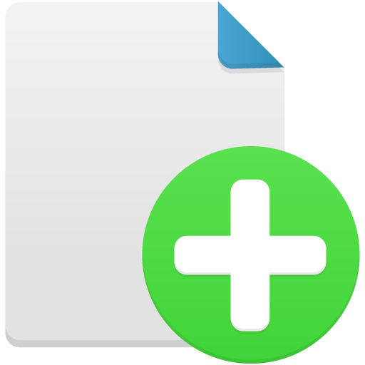 new-file icon 512x512px (ico, png, icns) - free download | Icons101.com