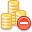 coins_delete icon