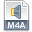 file_extension_m4a icon