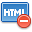 html_delete icon