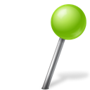 MapMarker_Ball_Right_Chartreuse icon