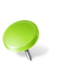 MapMarker_DrawingPin_Left_Chartreuse icon