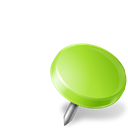 MapMarker_DrawingPin_Right_Chartreuse icon