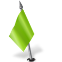 MapMarker_Flag2_Left_Chartreuse icon