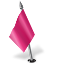 MapMarker_Flag2_Left_Pink icon