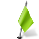 MapMarker_Flag2_Right_Chartreuse icon