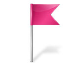 MapMarker_Flag4_Right_Pink icon