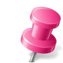 MapMarker_PushPin2_Right_Pink icon