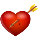 arrow-and-heart256 icon