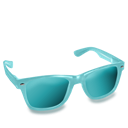 Glasses-Aqua icon