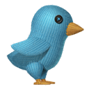 Knit-Twitter-Bird icon