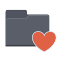 Heart-Folder icon