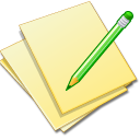 documents_yellow_edit icon
