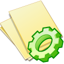 documents_yellow_exec icon