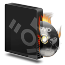 dvd-burner-firewire-burning icon