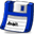 Floppy-blue icon