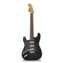 Stratocaster-guitar-black icon