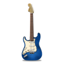 Stratocaster-guitar-blue icon
