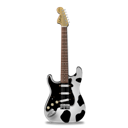 Stratocaster-guitar-cow icon