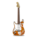 Stratocaster-guitar-flowers icon