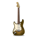 Stratocaster-guitar-orange-bright icon