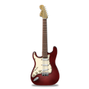 Stratocaster-guitar-red icon