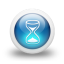 glossy-3d-blue-hourglass icon