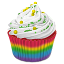 Rainbow-Cupcake icon