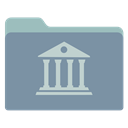 library-grey icon