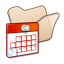 folder_beige_scheduled_tasks icon