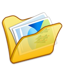folder_yellow_mypictures icon