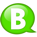 speech-balloon-green-b icon