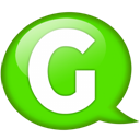 speech-balloon-green-g icon