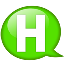 speech-balloon-green-h icon