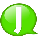 speech-balloon-green-j icon