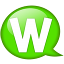 speech-balloon-green-w icon