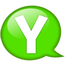 speech-balloon-green-y icon