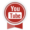 youtube-round-ribbon icon