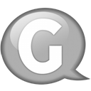 speech-balloon-white-g icon