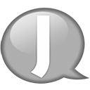 speech-balloon-white-j icon
