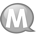 speech-balloon-white-m icon