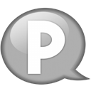 speech-balloon-white-p icon