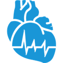 Cardiology-blue icon