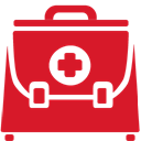 Doctor-Briefcase-red icon