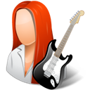 Guitarist_Female_Light icon