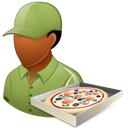 PizzaDeliveryman_Male_Dark icon