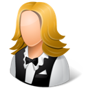 Waitress_Female_Light icon