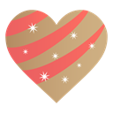 Golden-heart-icon
