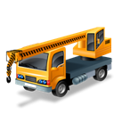 TruckMountedCrane__Yellow icon