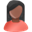 user_female_black_red icon